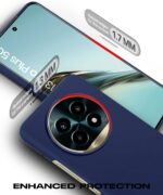 Slim Frameless Back Cover for Realme 13 Pro 5G | Realme 13 Pro Plus 5G | Soft Matte Silicone Flexible Mobile Case & Camera Protection | Ultra Thin Lightweight Design (Blue) - Image 5