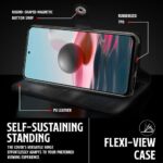 Shock Proof Flip Cover Back Case for Xiaomi Redmi Note 10 | Magnetic Wallet Leather Case with Stand - Image 8