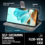 Shock Proof Flip Cover Back Case for Moto Edge 60 Fusion | Magnetic Wallet Leather Case with Stand - Image 5