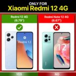 Crystal Clear Transparent Back Case Cover for Redmi 12 4G | Full Device & Camera Protection Shockproof TPU | Flexible Silicone Back Cover Case Transparent - Image 2