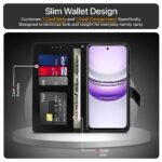 Shock Proof Flip Cover Back Case for Realme 14X 5G | Magnetic Wallet Leather Case with Stand - Image 6