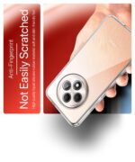 Transparent Back Cover Case Compatible with Oppo F27 5G Shockproof TPU Silicone Mobile Cover with Raised Bumps for Full Body & Camera Protection Clear/Transparent - Image 5