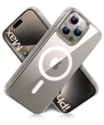 Ultra-Hybrid Back Case Cover for iPhone 15 Pro Max | Compatible with MagSafe | Drop and Camera Protection | Shock Proof Crystal Clear Mobile Back Case (PC+TPU, Transparent) - Image 4