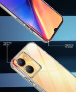 Crystal Clear Transparent Back Case Cover for Vivo Y56 5G | Vivo Y16 | Vivo T2X | Full Device & Camera Protection Shockproof TPU Silicone Back Cover Case Transparent - Image 5