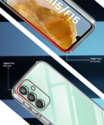 Ultra-Hybrid Clear Back Case Cover Designed for Samsung Galaxy M15 5G | Galaxy F15 5G | Sleek Hard Back | Cushion Edge Technology Shockproof Drop & Camera Protection Bump Transparent - Image 5
