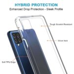 Transparent Back Case Cover for Samsung Galaxy M33 5G | Full Device & Camera Protection Shockproof TPU Silicone Back Cover Case Transparent - Image 4