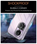 Crystal Clear Transparent Back Case Cover for Oppo Reno 10 Pro 5G | Full Device & Camera Protection Shockproof TPU | Flexible Silicone Back Cover Case Transparent - Image 4