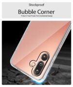 Transparent Back Cover Case for Samsung Galaxy M36 5G | Samsung Galaxy F36 5G | Raised Bumps for Full Device & Camera Protection Shockproof TPU Silicone Mobile Case Transparent - Image 4