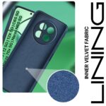 Back Cover for Realme 13 5G | Realme 12 5G | 12X 5G | Narzo 70x 5G | C65 5G | N65 | Slim Soft Rubberised | Inner Velvet Fabric | Silicone Flexible Mobile Case | Camera Protection - Blue - Image 4