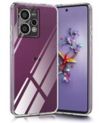 Transparent Back Cover Case Compatible with HMD Crest Max 5G Shockproof TPU Silicone Mobile Cover with Raised Bumps for Full Body & Camera Protection Clear/Transparent - Image 3