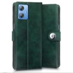 Shock Proof Flip Cover Back Case for Motorola Moto G54 5G | Magnetic Wallet Leather Case with Stand - Image 4