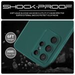 Back Cover for Samsung Galaxy S22 Ultra 5G | Ultra Slim Soft Rubberised Case (Green) - Image 4