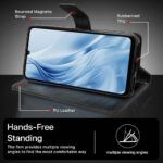 Shock Proof Flip Cover Back Case for Xiaomi Mi Redmi 13C 5G | Magnetic Wallet Leather Case with Stand - Image 5