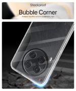 Crystal Clear Transparent Back Case Cover for Tecno Camon 30 5G | Full Device & Camera Protection Shockproof TPU | Flexible Silicone Back Cover Case Transparent - Image 4