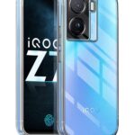 kelpuj Crystal Clear Transparent Back Case for Compatible with iQOO Z7 5G / Z7s 5G | Shockproof TPU Silicone Cover | Full Body & Camera Protection Transparent