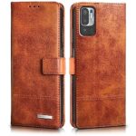 Shock Proof Flip Cover Back Case for Xiaomi Redmi Note 10 | Magnetic Wallet Leather Case with Stand
