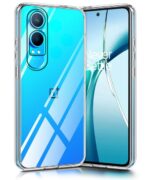 Crystal Clear Transparent Back Cover Case Compatible with OnePlus Nord CE 4 Lite 5G Shockproof Flexible TPU Silicone Case with Full Body & Camera Protection Transparent - Image 3