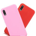 Shock Proof Ultra Thin Back Case for Galaxy M10 | Matte Anti Slip Soft Back Case Cover with Camera Protection Bump for Samsung Galaxy M10 - Baby Pink [ Launch Offer ] - Image 2