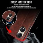 Shock Proof Flip Cover Back Case for Oppo Reno8 T | Magnetic Wallet Leather Case with Stand - Image 6