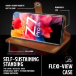 Shock Proof Flip Cover Back Case for Iqoo Z7 Pro | Magnetic Wallet Leather Case with Stand - Image 5