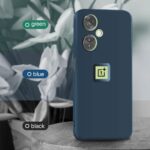 kelpuj Slim Ultra Soft Rubberised Back Cover for 1+ OnePlus Nord CE 3 Lite 5G | Inner Velvet Fabric Lining | Matte Silicone Flexible Camera Protection Back Case - Blue - Image 8