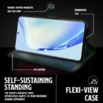 Shock Proof Flip Cover Back Case for Vivo V27 | Magnetic Wallet Leather Case with Stand - Image 5