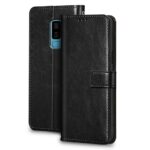 Shock Proof Flip Cover Back Case for Samsung Galaxy S9 Plus | Magnetic Wallet Leather Case with Stand - Image 2