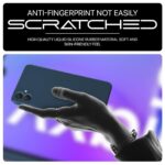 Back Cover for Samsung Galaxy F05 | M05 | A05 | Ultra Slim Soft Rubberised Case | Inner Velvet Fabric Lining | Matte Silicone Flexible Mobile Case | Camera Protection - Blue - Image 8