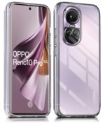 Crystal Clear Transparent Back Case Cover for Oppo Reno 10 Pro 5G | Full Device & Camera Protection Shockproof TPU | Flexible Silicone Back Cover Case Transparent - Image 2