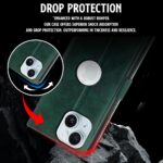 Shock Proof Flip Cover Back Case for Iphone 15 Plus | Magnetic Wallet Leather Case with Stand - Image 8