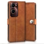 Shock Proof Flip Cover Back Case for Iqoo Z9 Lite | Magnetic Wallet Leather Case with Stand - Image 4