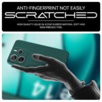 Back Cover for Redmi Note 14 SE 5G | Redmi Note 14 5G | Ultra Slim Soft Rubberised Case | Inner Velvet Fabric | Matte Silicone Flexible Mobile Case | Camera Protection - Green - Image 5