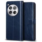 Shock Proof Flip Cover Back Case for 1+ Oneplus 12 5G | Magnetic Wallet Leather Case with Stand - Image 4