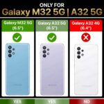 Back Cover for Samsung Galaxy M32 5G | A32 5G | Ultra Slim Soft Rubberised Case | Inner Velvet Fabric Lining | Matte Silicone Flexible Mobile Case | Camera Protection - Black - Image 2