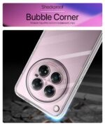 Transparent Back Cover Case for Infinix Zero 40 5G | Raised Bumps for Full Device & Camera Protection Shockproof TPU Silicone Back Case Mobile Cover Transparent - Image 4