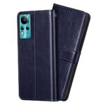 Shock Proof Flip Cover Back Case for Infinix Note 11 | Magnetic Wallet Leather Case with Stand - Image 2