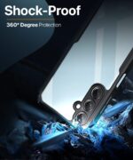 Shock Proof Clear Back Case Mobile Cover for Samsung Galaxy M14 5G (Hard | Hybrid PC + TPU | Full Armour Device & Camera Protection | Black) - Image 4