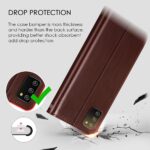 Shock Proof Flip Cover Back Case for Mi 10I 5G | Magnetic Wallet Leather Case with Stand - Image 4
