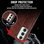 Shock Proof Flip Cover Back Case for Samsung Galaxy S23 Fe 5G | Magnetic Wallet Leather Case with Stand - Image 8