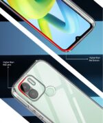 kelpuj Ultra-Hybrid Crystal Clear Back Case Cover for Redmi A2 Plus | A1 Plus | Poco C50 | Poco C51 | Hard Back | Slim Fit Shockproof Design | Camera Protection Bump (PC,TPU | Transparent) - Image 8