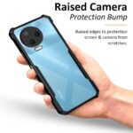 Shock Proof Clear Back Cover Case Mobile Cover for Infinix Note 12 Pro (Hard | Hybrid PC + TPU | Full Armour Device & Camera Protection | Black) - Image 5