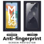 Unbreakable Nano Film Glass Screen Protector for Samsung Galaxy M14 5G [ Flexible Like a Screen Guard, Harder Than a Tempered Glass ]  Pack of 2 Clear - Image 4