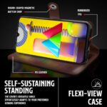 Shock Proof Flip Cover Back Case for Samsung Galaxy M31 | Magnetic Wallet Leather Case with Stand - Image 8