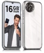 kelpuj Crystal Clear Transparent Back Case Cover for Itel S23 | Full Device & Camera Protection Shockproof TPU Silicone Back Cover Case Transparent - Image 2