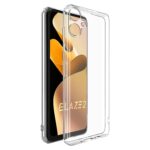 kelpuj Crystal Clear Transparent Back Case for Compatible with Lava Blaze 2 | Shockproof Flexible TPU Silicone Cover | Full Body & Camera Protection Transparent