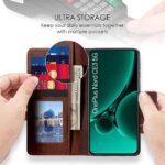 Shock Proof Flip Cover Back Case for 1+ Oneplus Nord Ce 3 5G | Magnetic Wallet Leather Case with Stand - Image 6