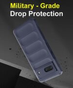 kelpuj Ultimate Silicon Back Cover Case for Google Pixel 7A | Military Grade Drop Protection Shockproof Bumper | Anti-Slip Grip | Scratch Proof Micro-Fibre Cloth Inside (Deep Blue) - Image 6