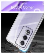 Crystal Clear Transparent Back Cover Case Compatible with Oppo A3 Pro 5G & Oppo K12x 5G Shockproof Flexible TPU Silicone Case with Full Body & Camera Protection Transparent - Image 5