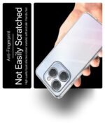 Crystal Clear Transparent Back Cover Case Compatible with Tecno Spark 20 Pro Shockproof Flexible TPU Silicone Case with Full Body & Camera Protection Transparent - Image 6