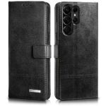 Shock Proof Flip Cover Back Case for Samsung Galaxy S22 Ultra | Magnetic Wallet Leather Case with Stand